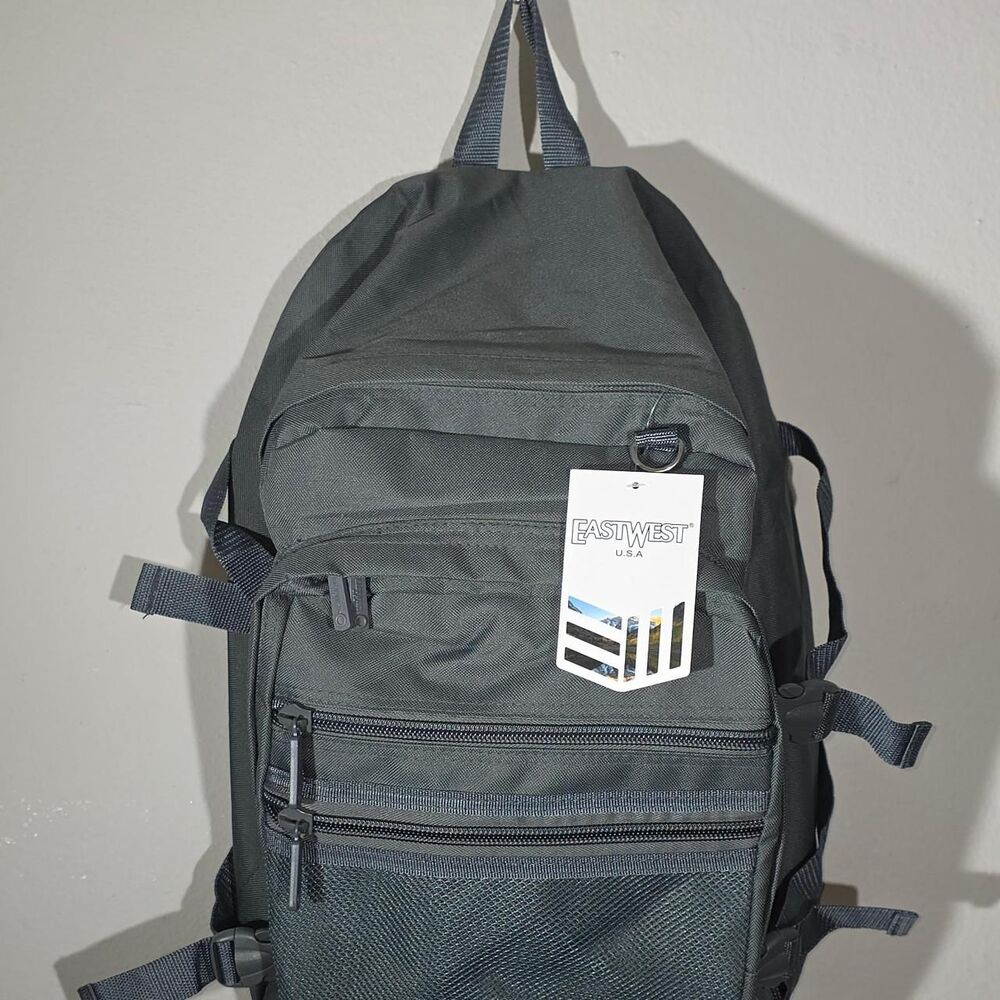 East-west Grey and Black Camping-hiking